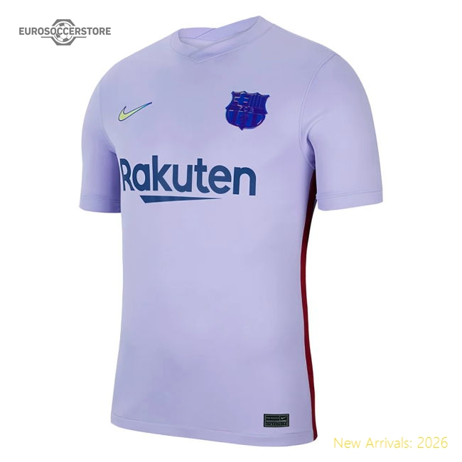 2021-2022 Barcelona Away Shirt (Kids)-The Soccer Shirt Hub