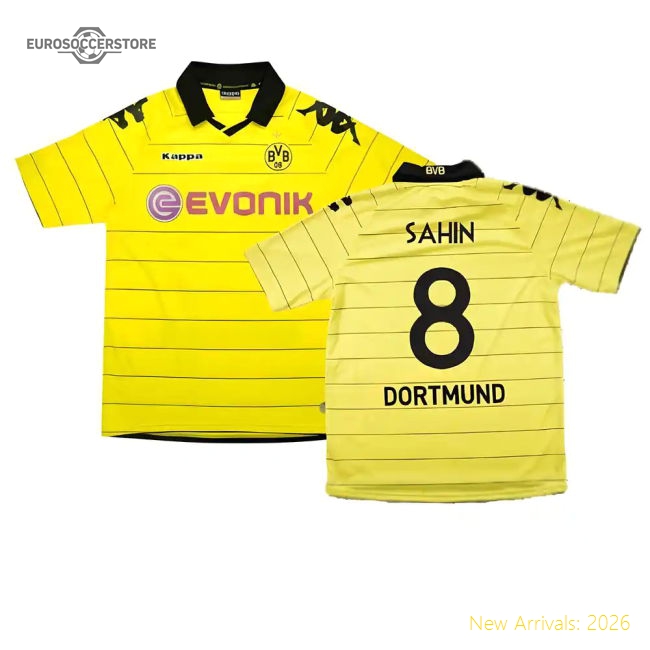 Borussia Dortmund 2010-11 Home Shirt ((Excellent) M) (Sahin 8)-The Soccer Shirt Hub