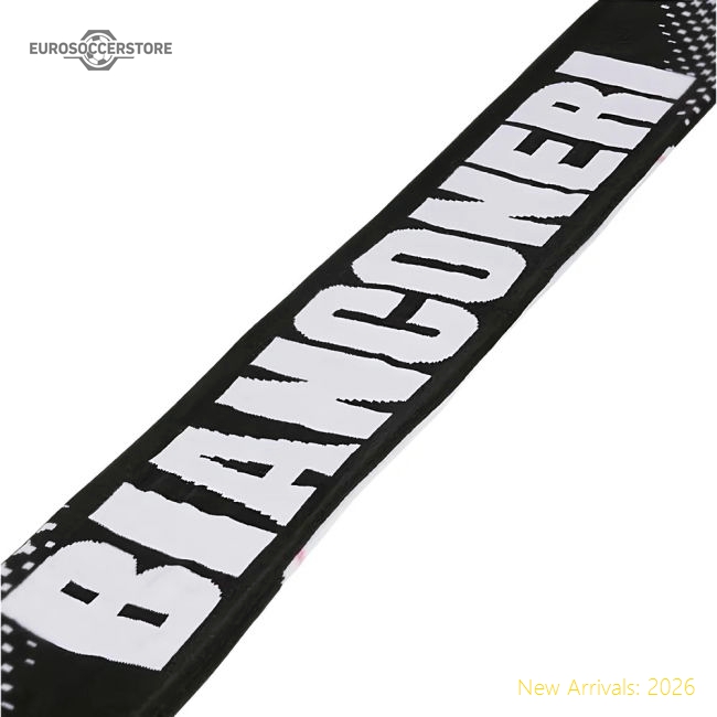 2025-2026 Juventus Scarf (Black)-The Soccer Shirt Hub