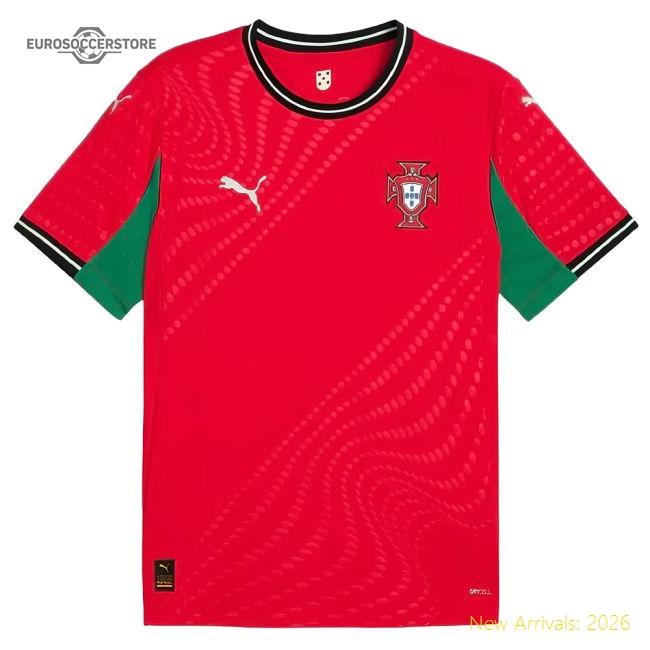 2025-2026 Portugal Womens Team Home Shirt (Unisex)-The Soccer Shirt Hub