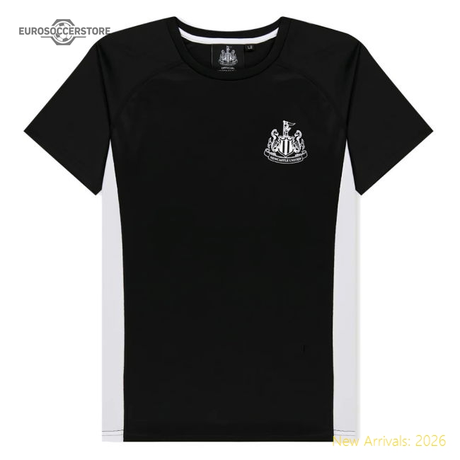 Newcastle Poly T-Shirt (Black) - Kids-The Soccer Shirt Hub