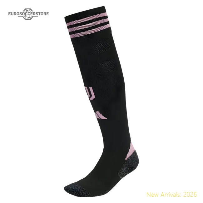 2025-2026 Juventus Home Socks (Black)-The Soccer Shirt Hub