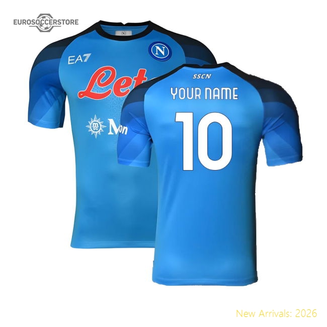 Napoli 2022-23 Player Issue Home Shirt (3XL) (Your Name 10) (Excellent)-The Soccer Shirt Hub