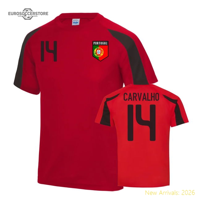 Portugal Sports Training Jersey (Carvalho 14)-The Soccer Shirt Hub