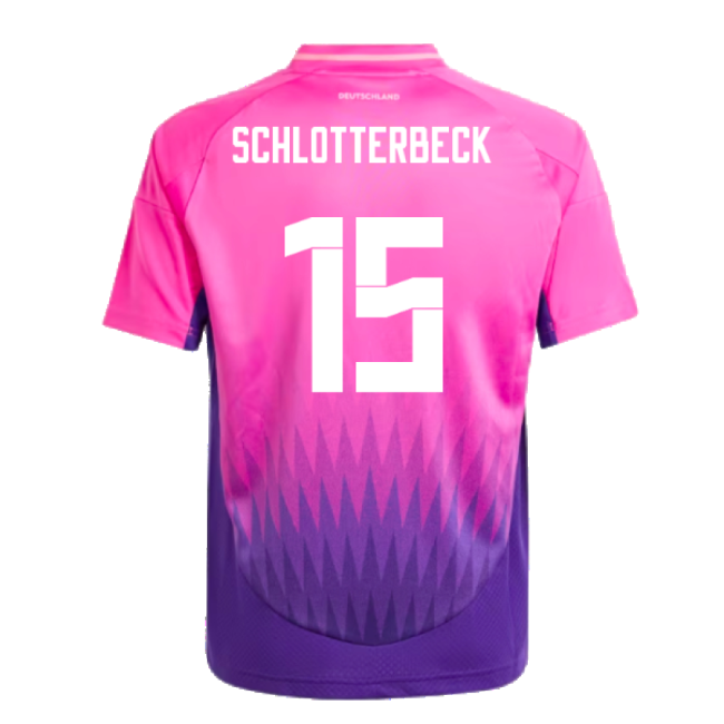 2024-2025 Germany Away Shirt (Kids) (Schlotterbeck 15)-The Soccer Shirt Hub