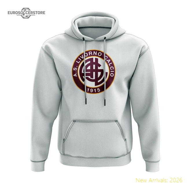 Livorno Hoody (White)-The Soccer Shirt Hub