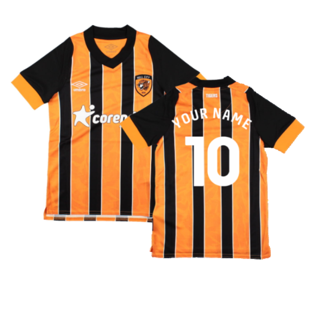 2022-2023 Hull City Home Shirt (Kids) (Your Name)-The Soccer Shirt Hub
