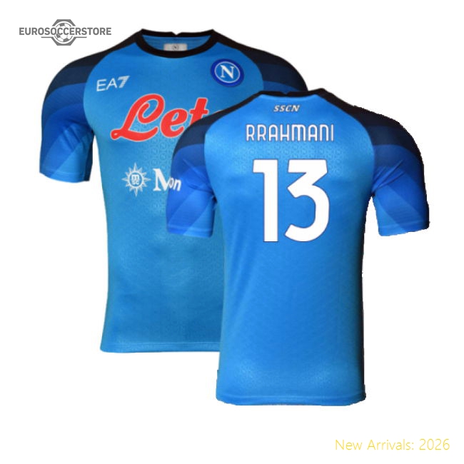 Napoli 2022-23 Player Issue Home Shirt (3XL) (Rrahmani 13) (Excellent)-The Soccer Shirt Hub