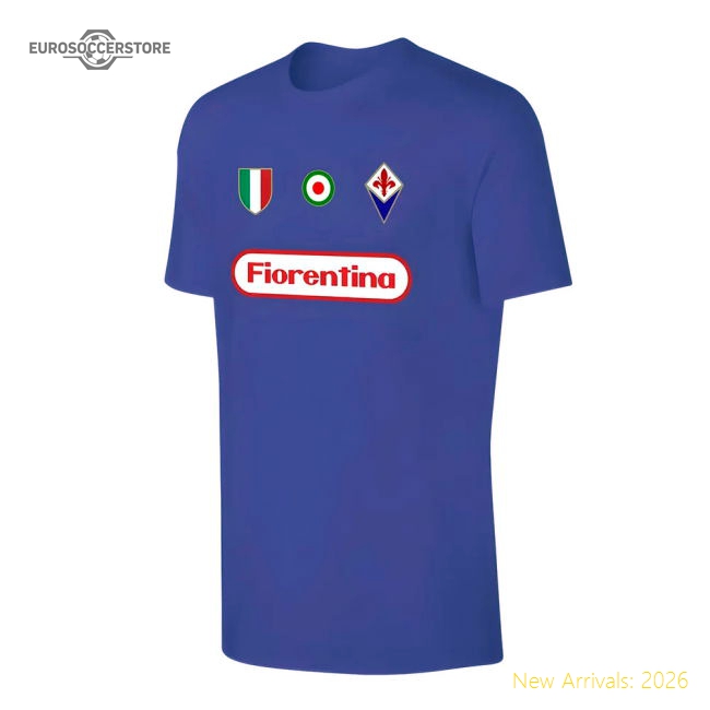 Fiorentina retro t-shirt - Purple-The Soccer Shirt Hub