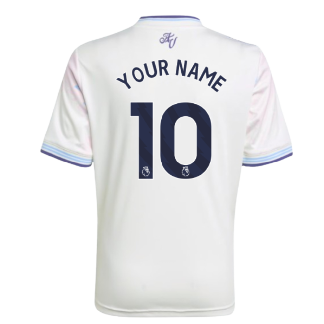 2025-2026 Aston Villa Third Shirt - Kids (Your Name)-The Soccer Shirt Hub