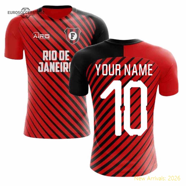 2025-2026 Flamengo Home Concept Football Shirt (Your Name)-The Soccer Shirt Hub