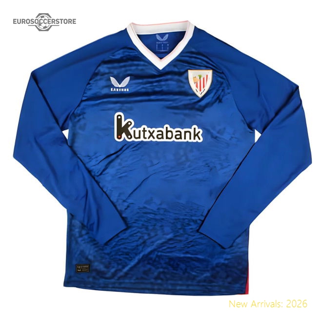 2024-2025 Athletic Bilbao Long Sleeve Away Shirt-The Soccer Shirt Hub