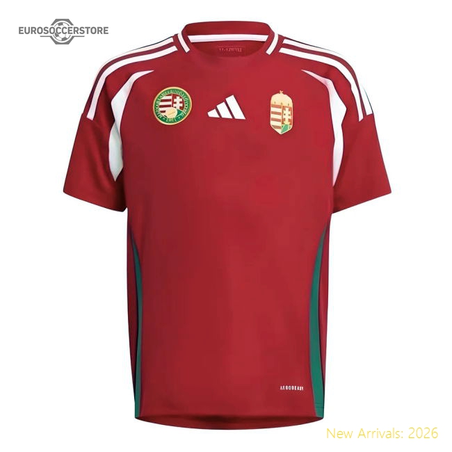 2024-2025 Hungary Home Shirt (Kids)-The Soccer Shirt Hub