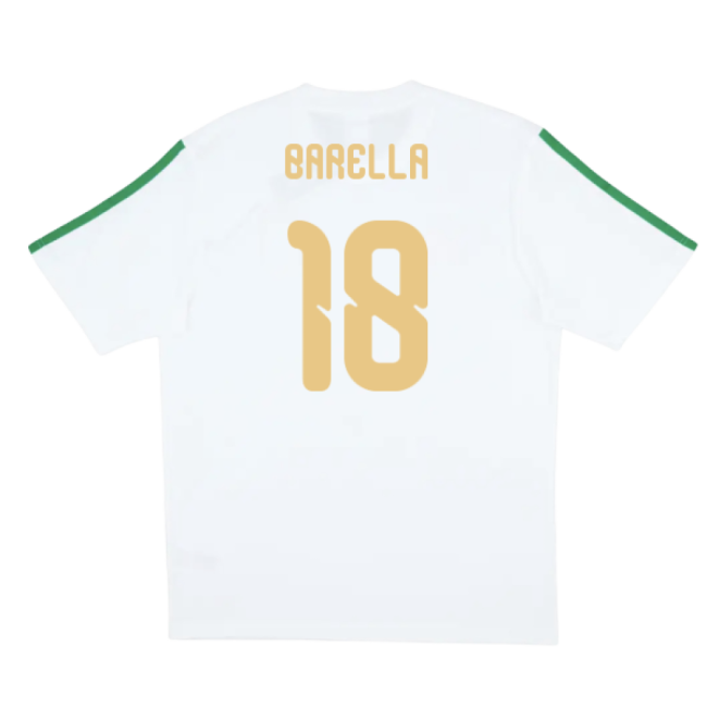 2026-2027 Italy DNA Tee (White) (Barella 18)-The Soccer Shirt Hub