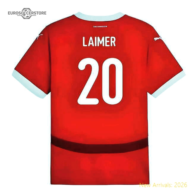 2024-2025 Austria Home Shirt (Laimer 20)-The Soccer Shirt Hub
