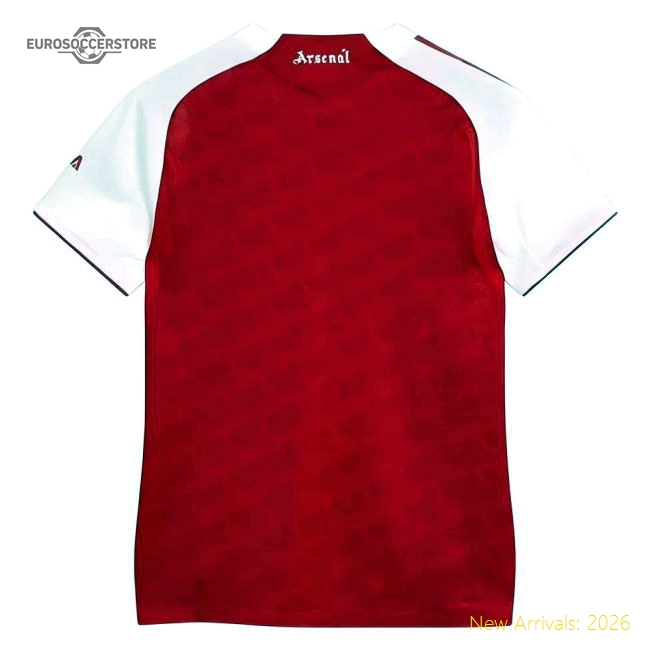 2025-2026 Arsenal Authentic Home Shirt (Womens)-The Soccer Shirt Hub