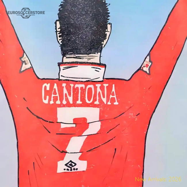 Manchester Reds Retro I Am Cantona Zipped Hoodie (Red)-The Soccer Shirt Hub