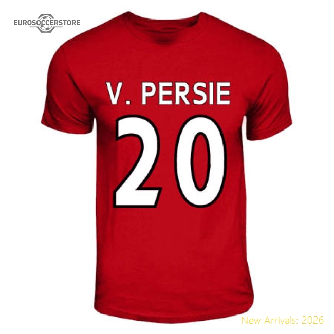 Robin Van Persie Manchester United Hero T-shirt (red)-The Soccer Shirt Hub