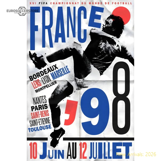 Pennarello: World Cup - France 1998 T-Shirt - White-The Soccer Shirt Hub