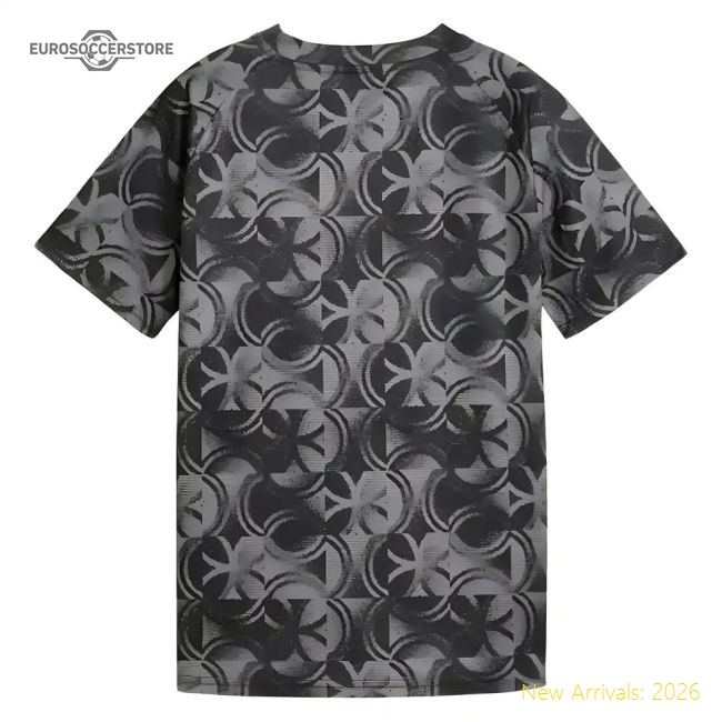 2025-2026 Man City Warm Up Jersey (Black) - Kids (Wright Phillips 29)-The Soccer Shirt Hub