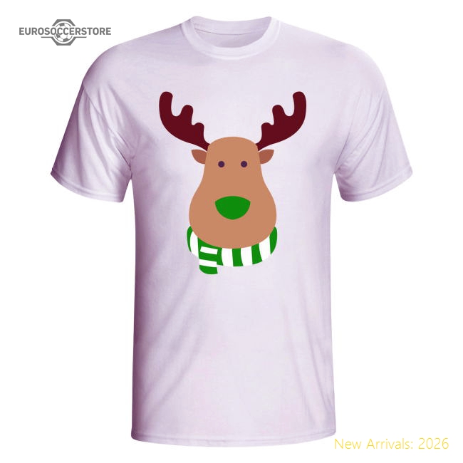 Real Betis Rudolph Supporters T-shirt (white) - Kids-The Soccer Shirt Hub
