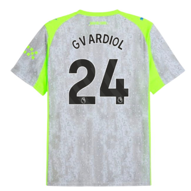 2025-2026 Man City Third Shirt (Gvardiol 24)-The Soccer Shirt Hub