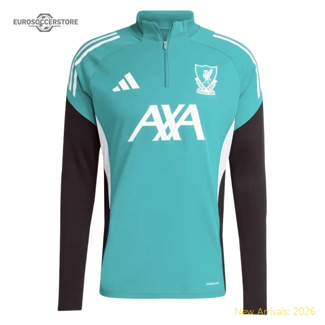 2025-2026 Liverpool EU Training Top (Sea Green)-The Soccer Shirt Hub