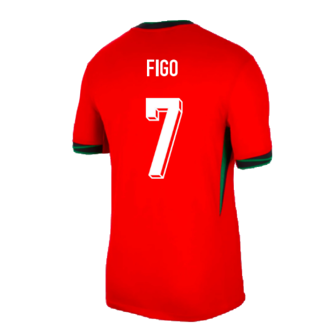 2024-2025 Portugal Home Shirt (Figo 7)-The Soccer Shirt Hub