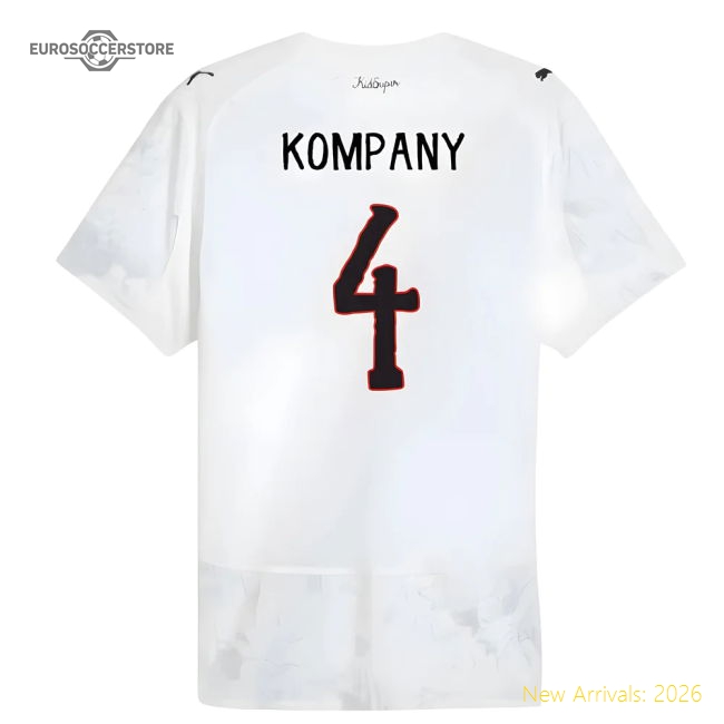 2025-2026 KIDSUPER x Manchester City CWC Authentic Shirt (White) (Kompany 4)-The Soccer Shirt Hub