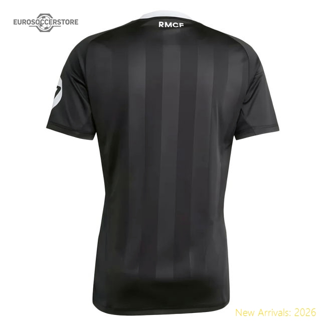 2025-2026 Real Madrid Third Goalkeeper Shirt (Black)-The Soccer Shirt Hub