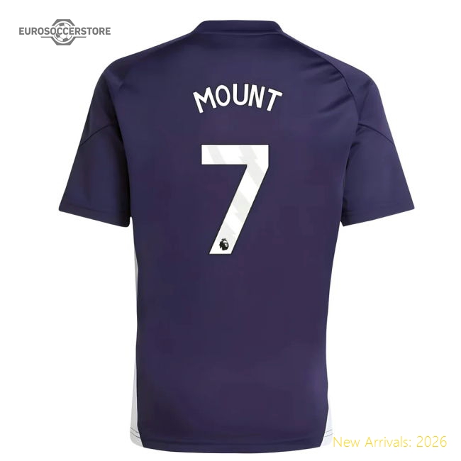 2025-2026 Man Utd Training Jersey (Aurora Plum) - Kids (Mount 7)-The Soccer Shirt Hub