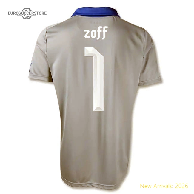 2012-13 Italy Goalkeeper Home Shirt (Zoff 1)-The Soccer Shirt Hub