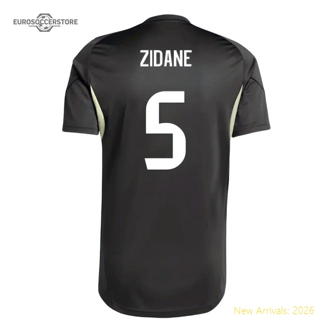 2025-2026 Real Madrid Training Jersey (Utility Grey) (Zidane 5)-The Soccer Shirt Hub
