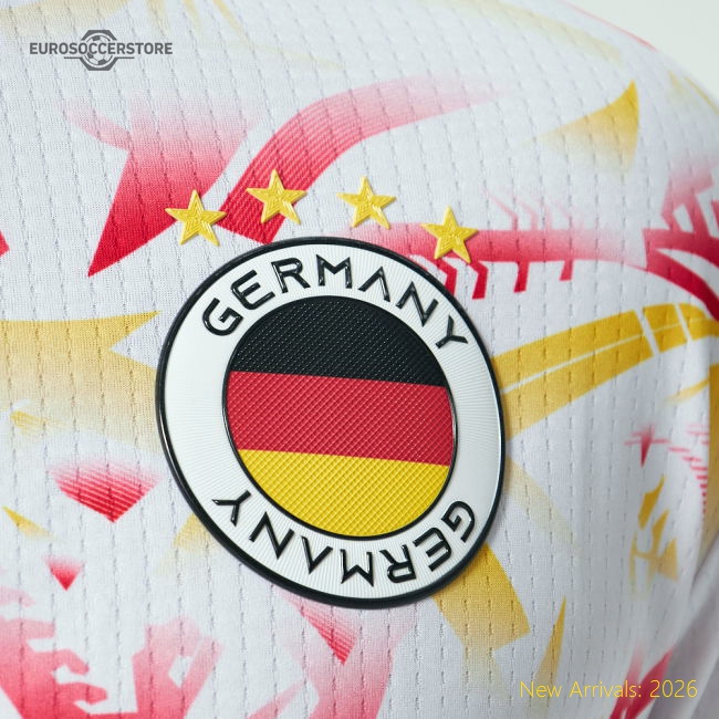 Germany Tribute Football Jersey (Wolvate) Adult Short Sleeve-The Soccer Shirt Hub