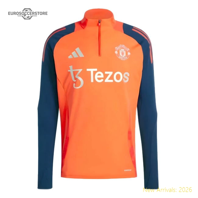 2024-2025 Man Utd Training Top (Red)-The Soccer Shirt Hub