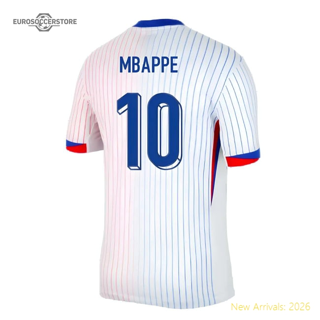 2024-2025 France Away Shirt (Mbappe 10)-The Soccer Shirt Hub