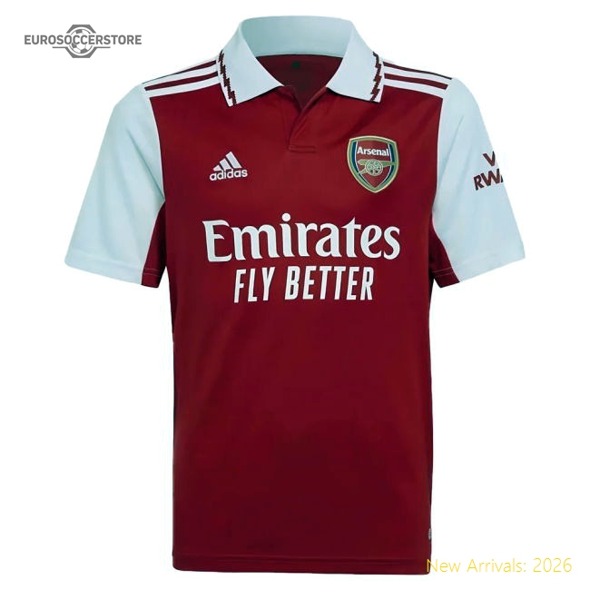 2022-2023 Arsenal Home Shirt (Kids)-The Soccer Shirt Hub
