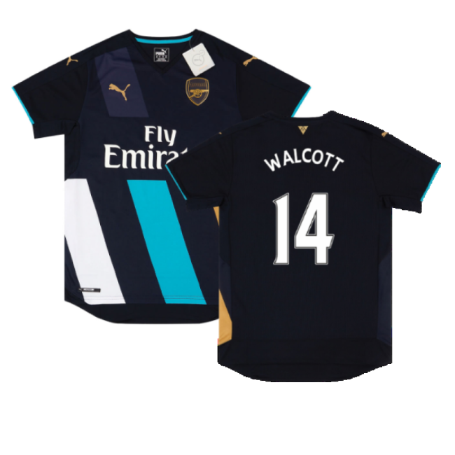 2015-2016 Arsenal Cup 3rd Shirt (Walcott 14)-The Soccer Shirt Hub