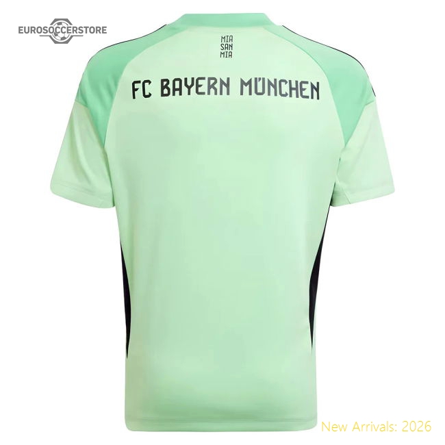 2025-2026 Bayern Munich Home Goalkeeper Shirt (Glory Mint) - Kids-The Soccer Shirt Hub