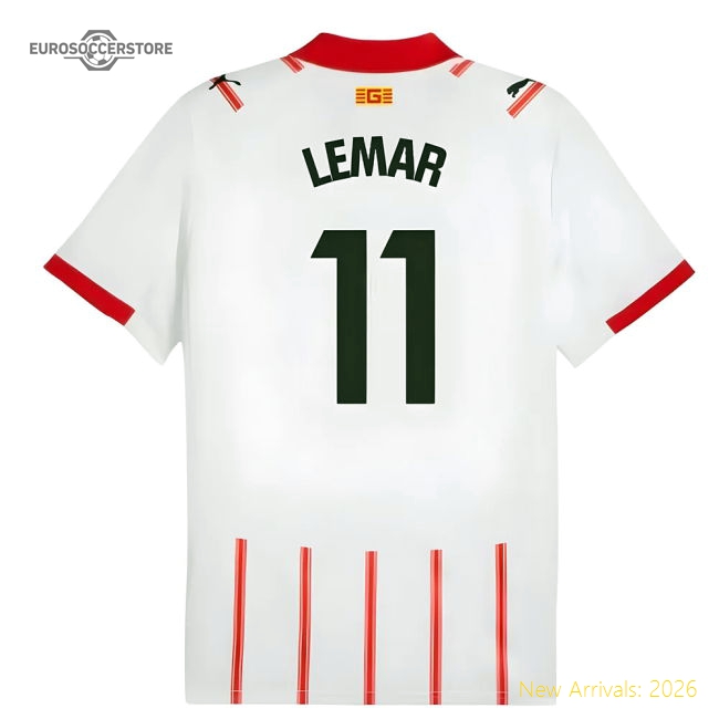 2025-2026 Girona Home Shirt (Lemar 11)-The Soccer Shirt Hub