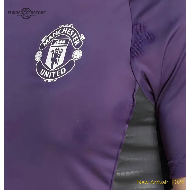 2025-2026 Man Utd Training Jersey (Aurora Plum)-The Soccer Shirt Hub