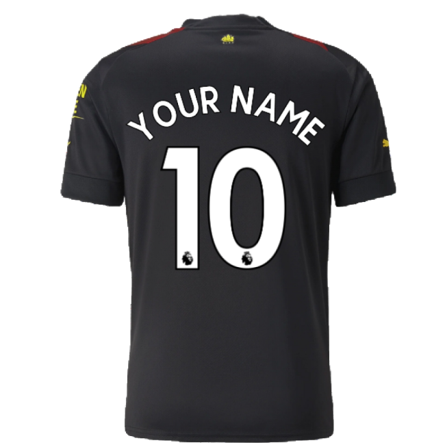 2022-2023 Man City Away Shirt (Your Name)-The Soccer Shirt Hub