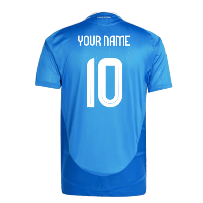 2024-2025 Italy Authentic Home Shirt (Your Name)-The Soccer Shirt Hub