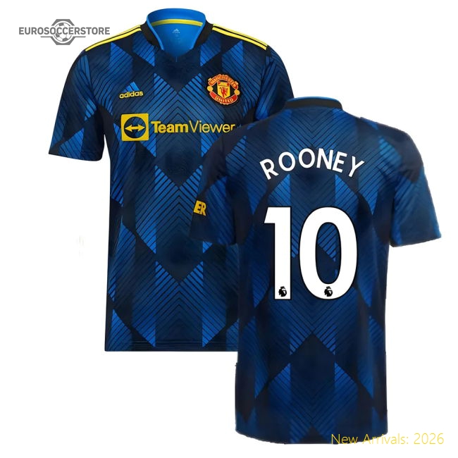 Man Utd 2021-2022 Third Shirt (ROONEY 10)-The Soccer Shirt Hub