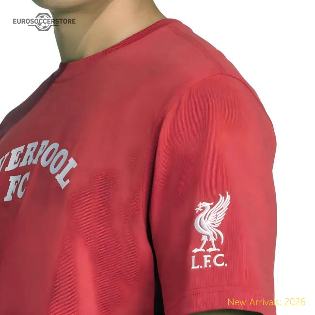 2025-2026 Liverpool US Tee (Red)-The Soccer Shirt Hub