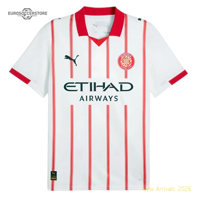 2025-2026 Girona Home Shirt-The Soccer Shirt Hub