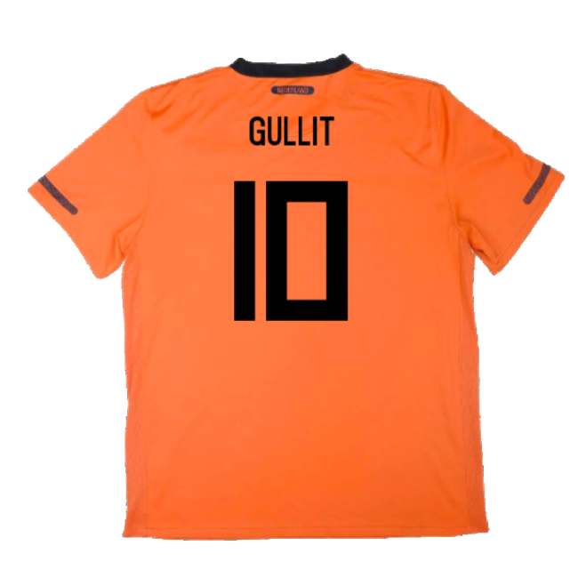 Holland 2010-11 Home Shirt ((Excellent) S) (Gullit 10)-The Soccer Shirt Hub