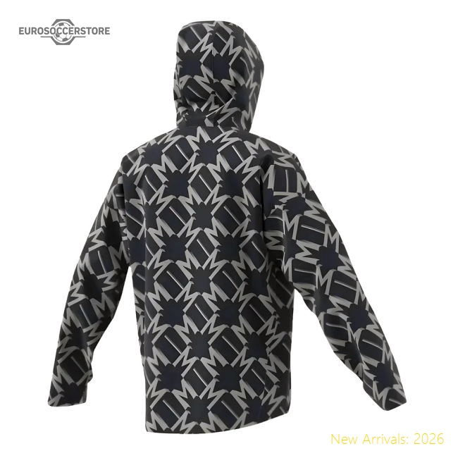 2024-2025 Man Utd Seasonal Half Zip Windbreaker (Night Indigo)-The Soccer Shirt Hub