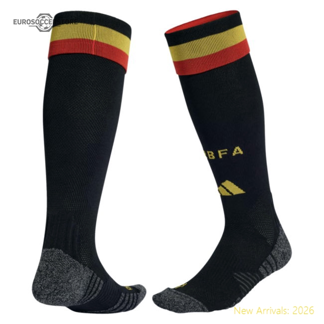 2026-2027 Belgium Home Socks (Black)-The Soccer Shirt Hub