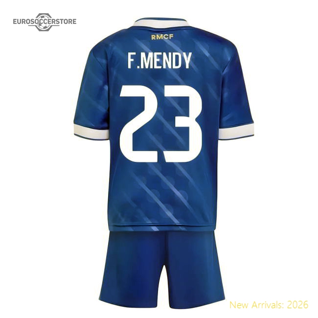 2025-2026 Real Madrid Third Youth Kit (F.Mendy 23)-The Soccer Shirt Hub